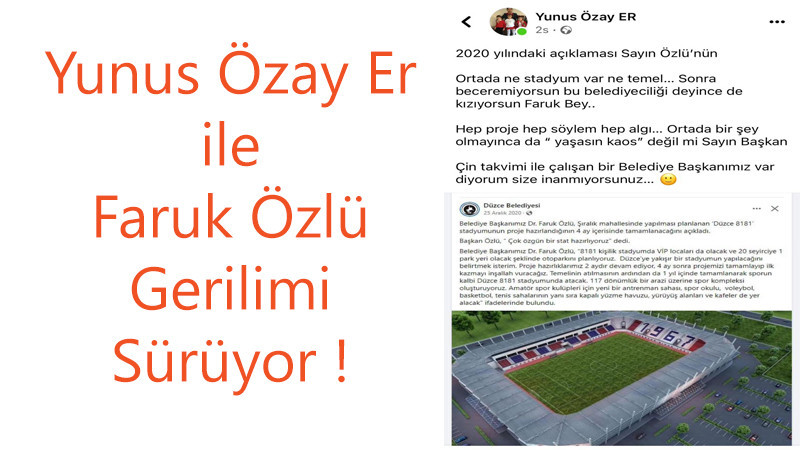 Yunus Özay Er Şıralık Stadını Sordu        