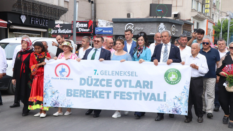 7. DÜZCE OTLARI BEREKET FESTİVALİ BAŞLADI