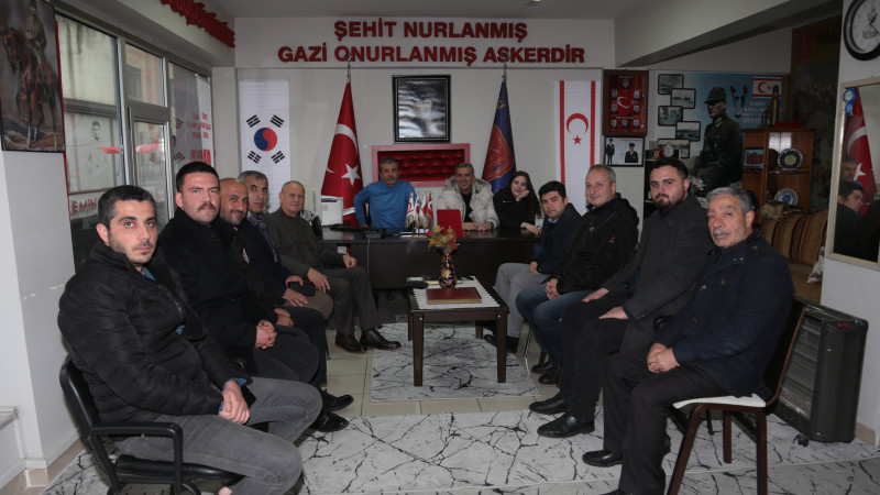 MEHMET KELEŞ MUHARİP GAZİLERİ ZİYARET ETTİ