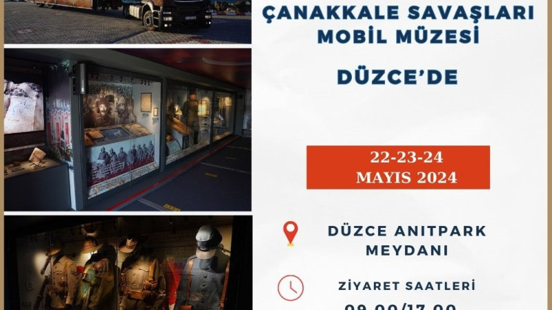 MOBİL MÜZE DÜZCE'YE GELİYOR                 