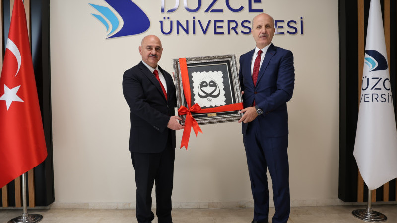 YÖK Başkanı Düzce Üniversitesi’ne Konuk Oldu  