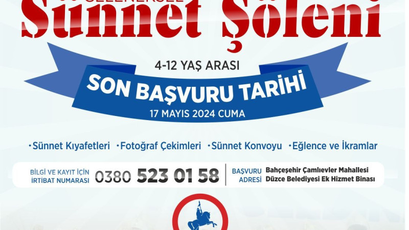 TOPLU SÜNNET KAYITLARI İÇİN SON GÜNLER    