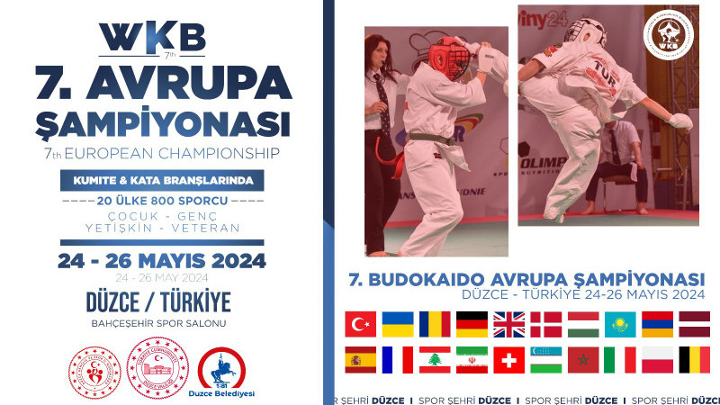 WKB 7.Avrupa Şampiyonası Düzce’de başlıyor.