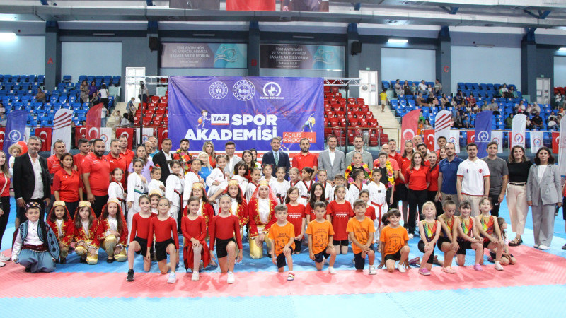 81 İLDE YAZ SPOR AKADEMİSİ AÇILIŞI YAPILDI