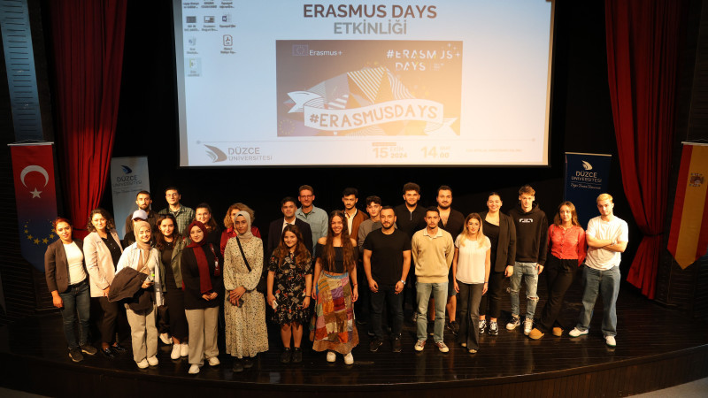 Düzce Üniversitesi, #ErasmusDays İspanya Gününü Coşkuyla Kutladı