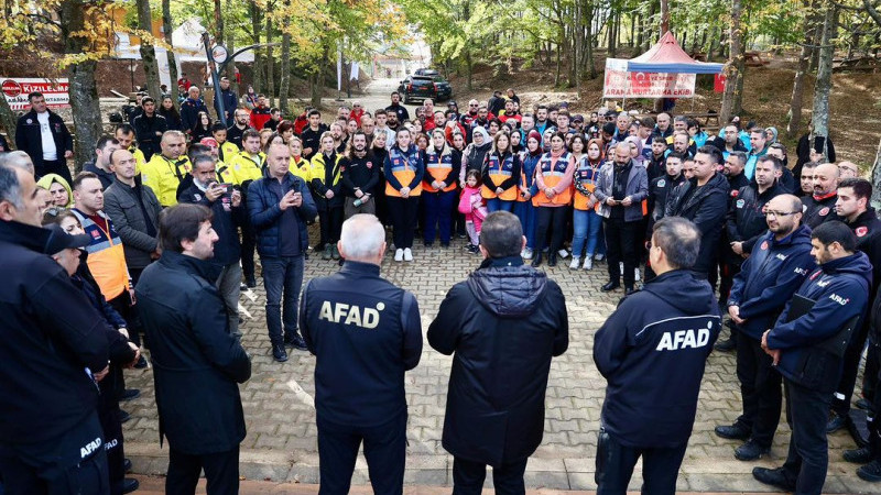 AFAD GÖNÜLLÜLERİ DÜZCE'DE                   